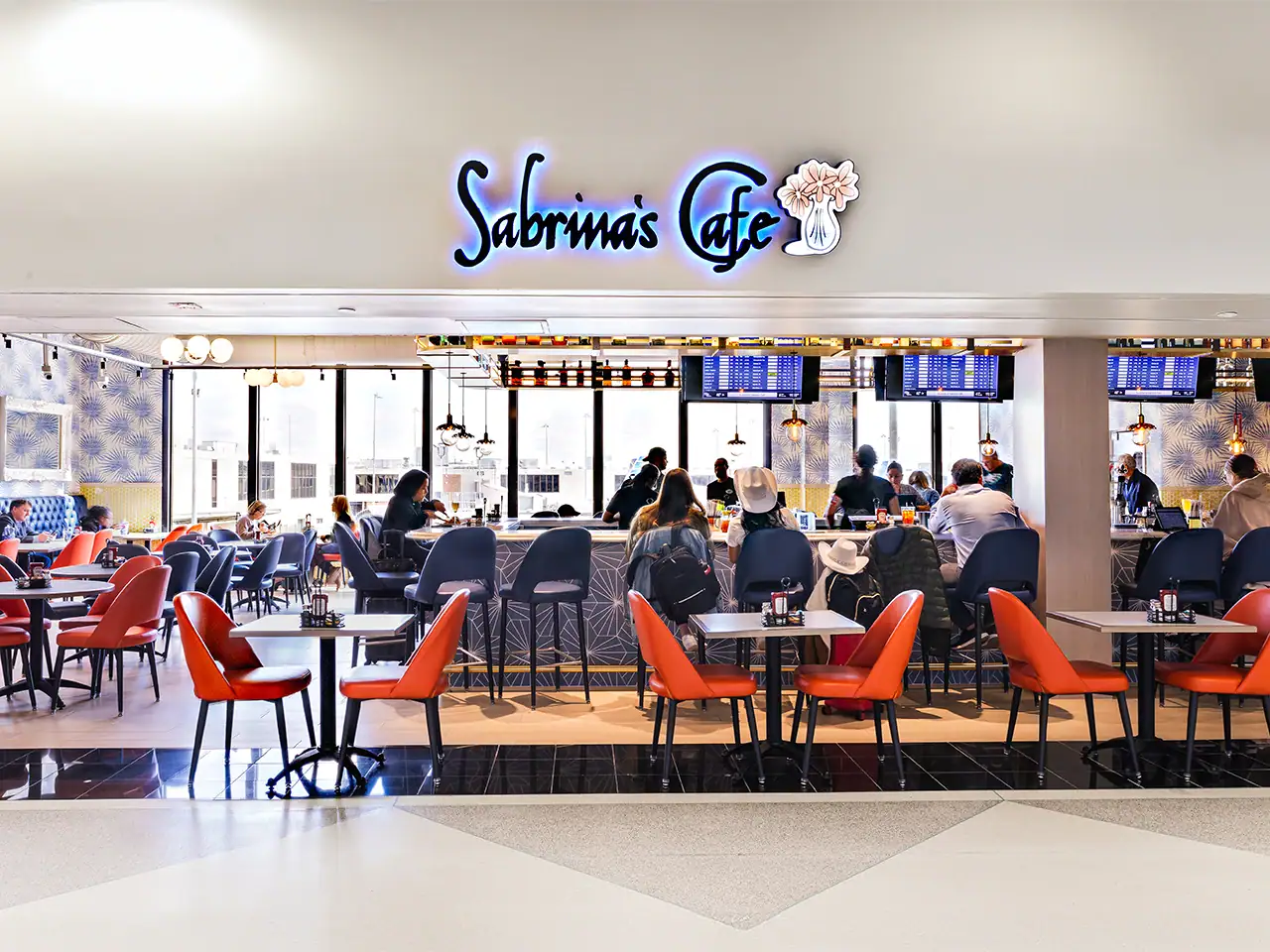 Sabrina's Cafe at Philadelphia International Airport (View from front)